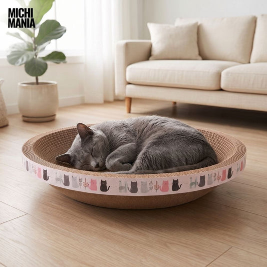 Cama Rascadora de Cartón para Gatos