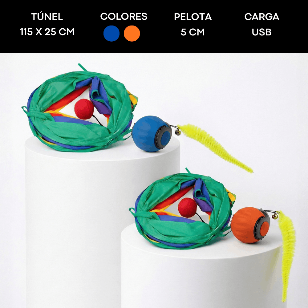 Túnel + Pelota Interactiva