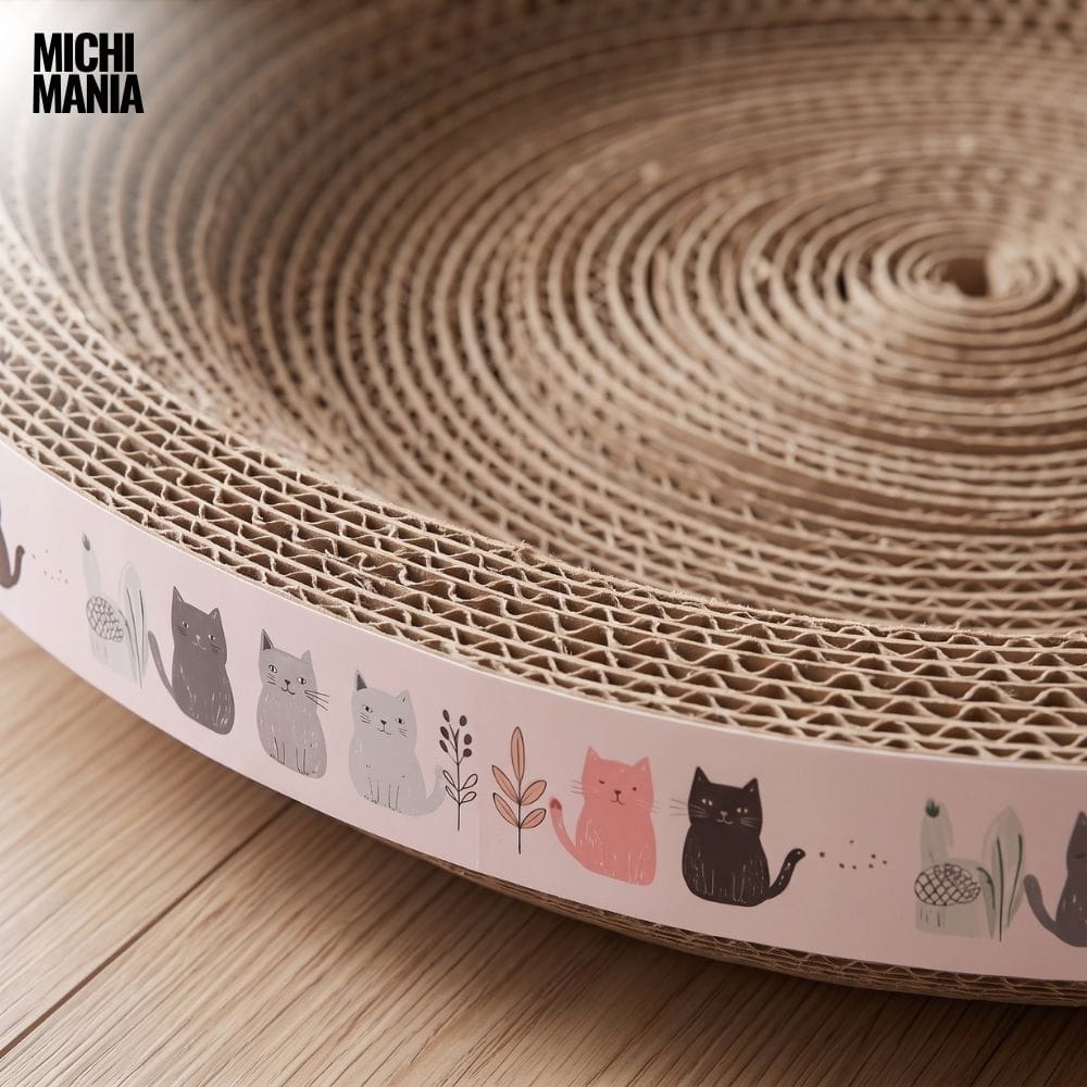 Cama Rascadora de Cartón para Gatos
