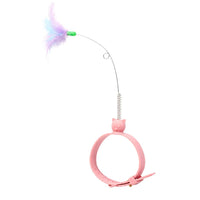 Collar Interactivo con Pluma para Gatos