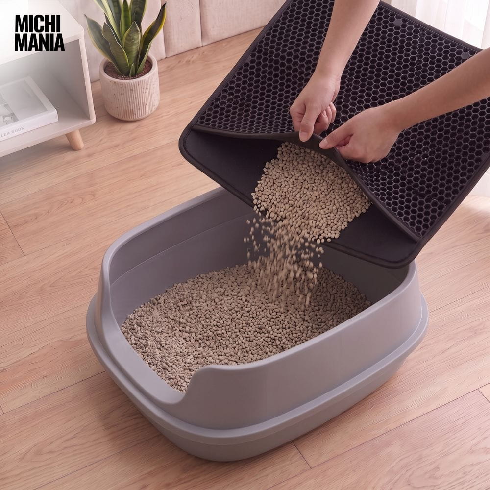 Tapete Atrapador de Arena para Gatos