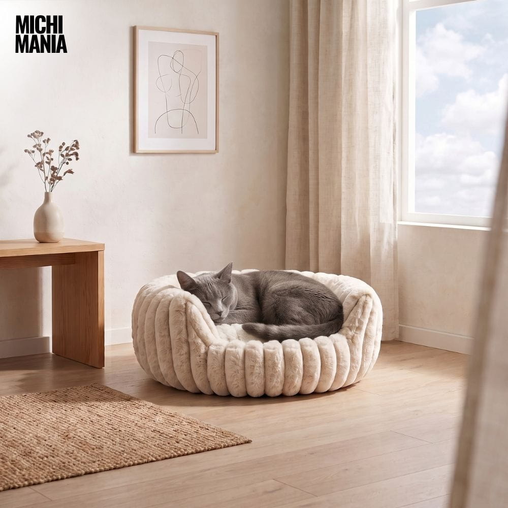 Cama Antiestrés Tipo Nube para Gatos