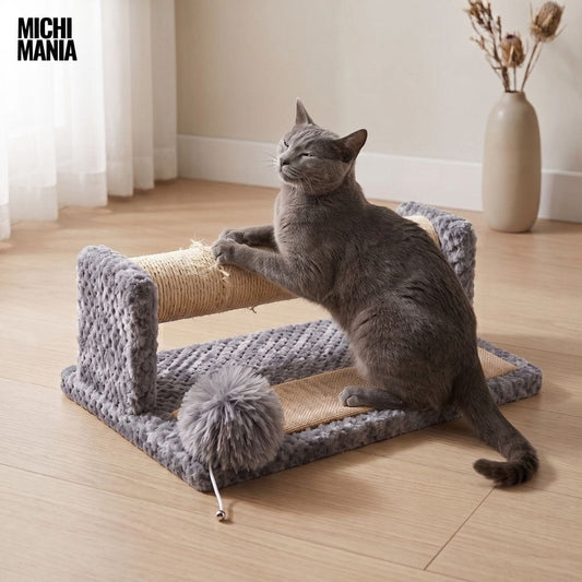 Rascador Doble de Piso para Gatos