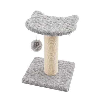 Poste Rascador con Repisa para Gatos