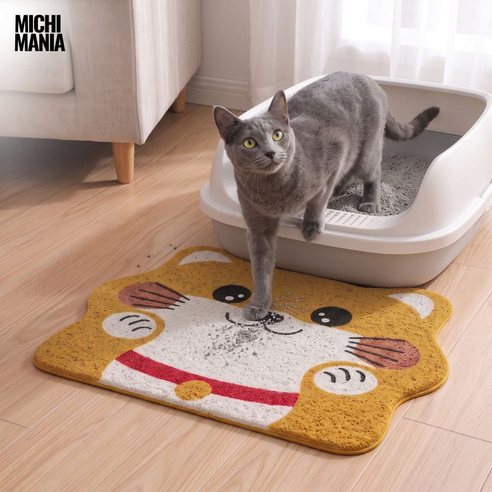 Tapete Decorativo para Arenera de Gato