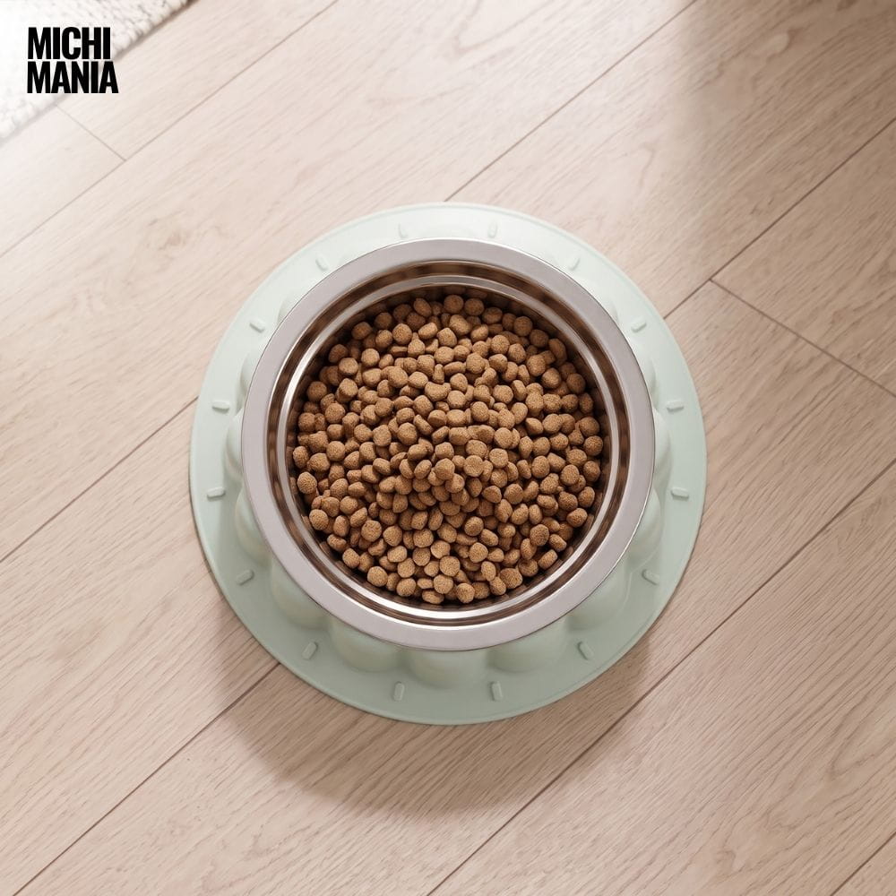 Comedero de Acero Inoxidable para Gatos