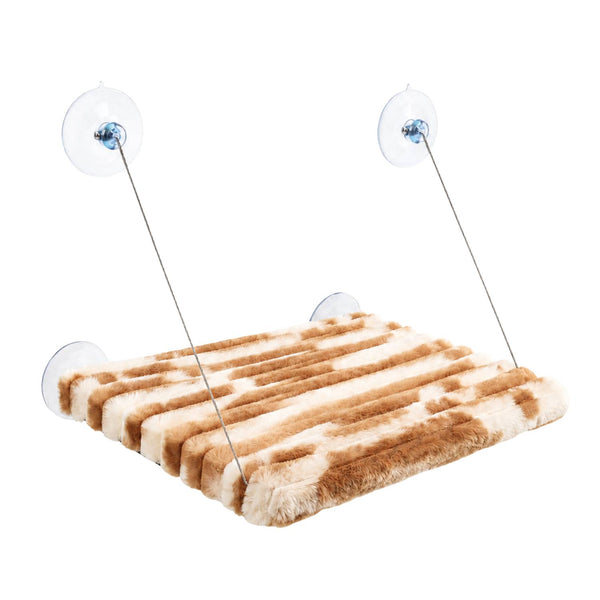 Hamaca premium para ventana color beige para gatos MICHIMANIA